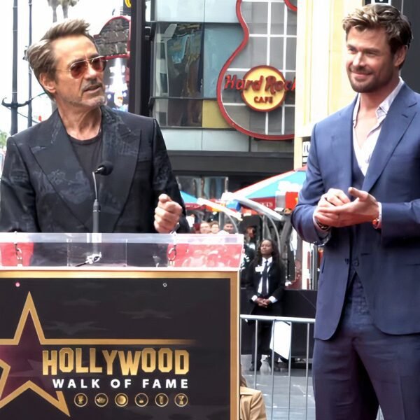 RDJ Roasts Chris Hemsworth at Hollywood Walk of Fame Ceremony