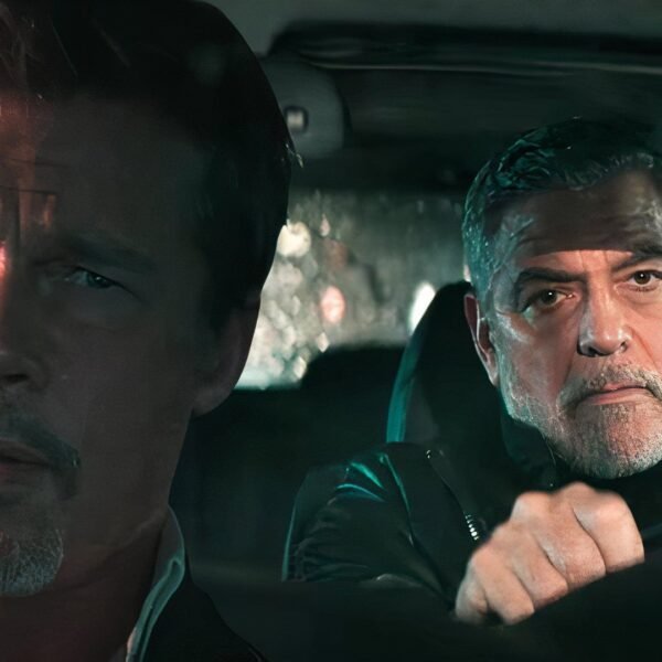 George Clooney & Brad Pitt Reunite in First Teaser for Action-Comedy Wolfs