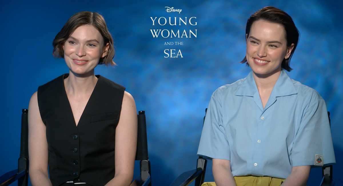 'Young Woman and the Sea' - Daisy Ridley and Tilda Cobham-Hervey