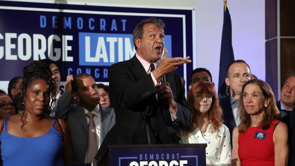 Pro-Israel centrist Latimer defeats Bowman in New York Democratic primary