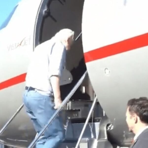 First shot of Julian Assange leaving UK on flight from Stansted | UK | News