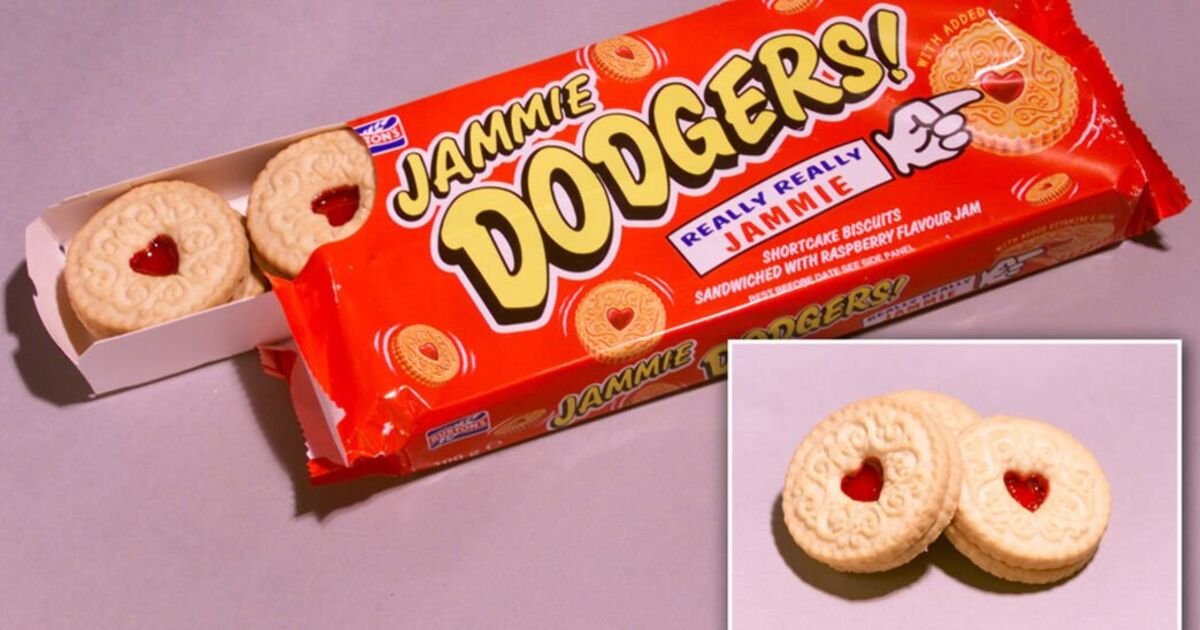 Jammie Dodger with no jam sparks uproar among biscuit fans