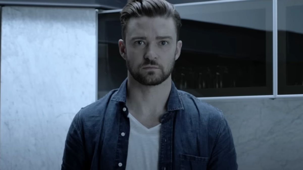 Justin Timberlake stares ahead in music video for 