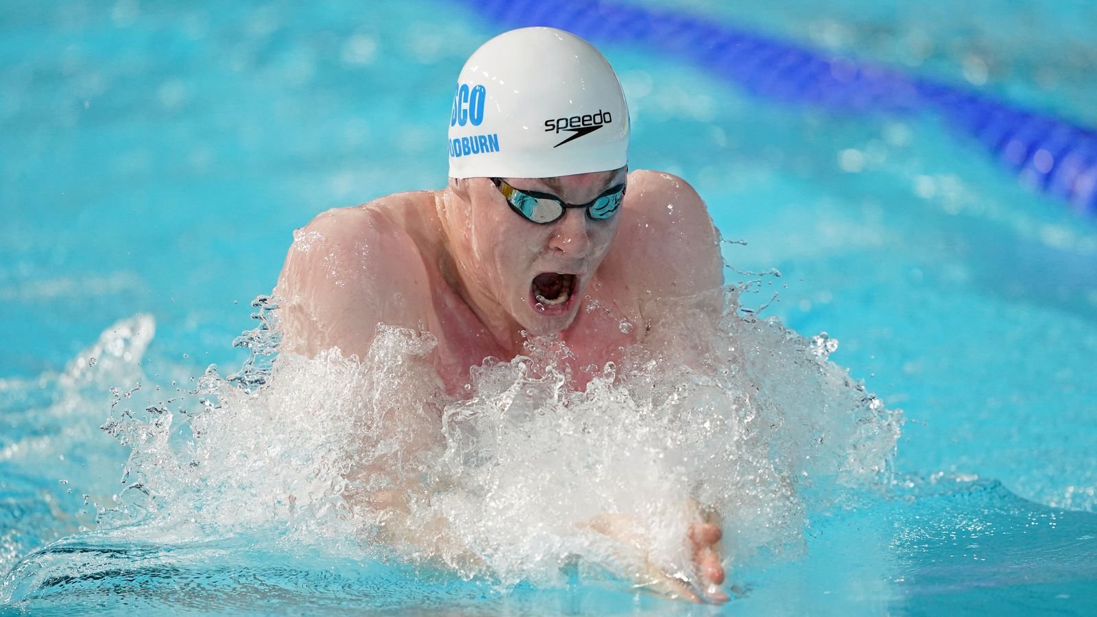 British swimmer Archie Goodburn. Pic: PA