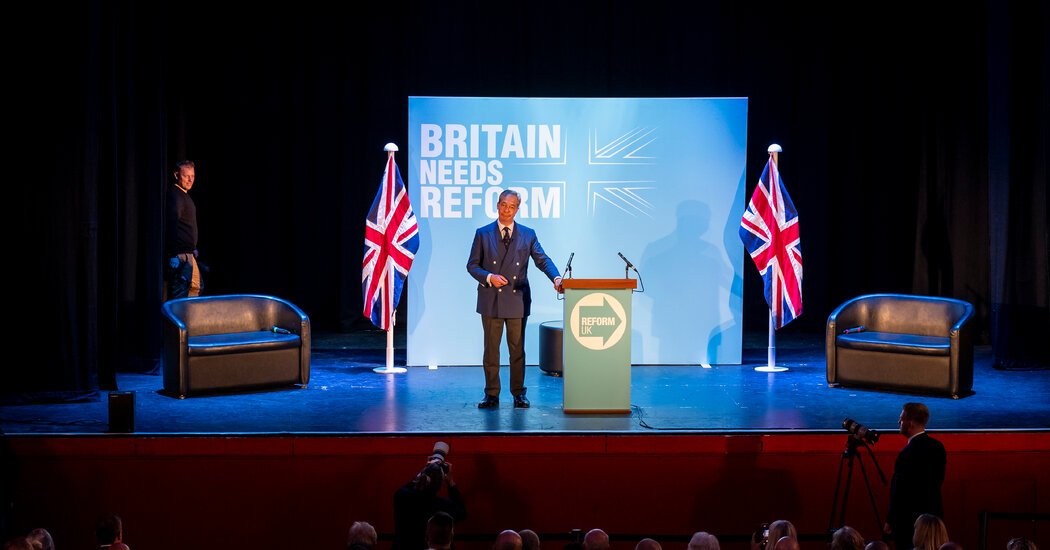 Nigel Farage, a Trump Ally and Brexiteer, Shakes Up U.K. Politics, Again