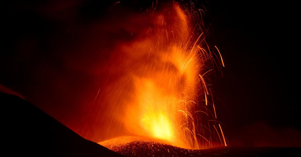 Mount Etna Erupts, Spewing Lava and Clouds of Ash 15,000 Feet Into the Air