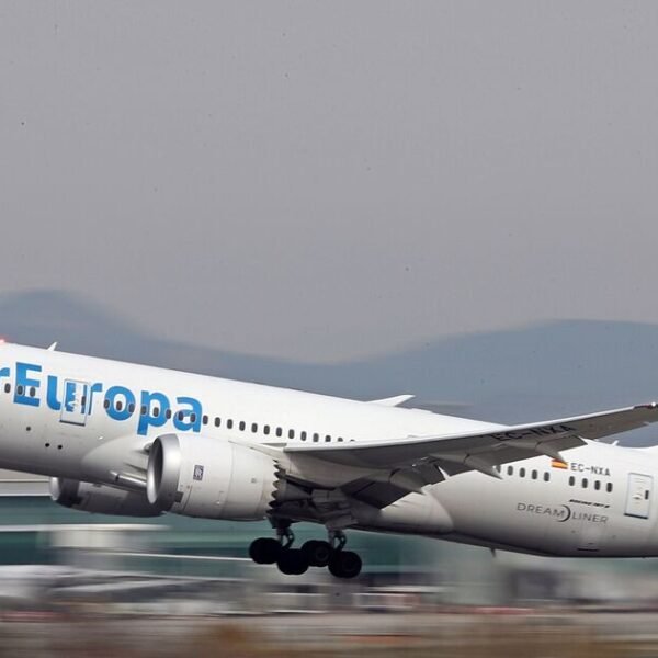 'Terrifying' Boeing plane incident as man left dangling from locker | World | News