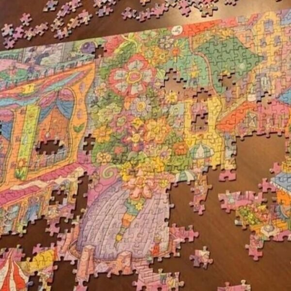 Cleaner sweeps up nearly-finished jigsaw puzzle and 'ruins' it | UK | News