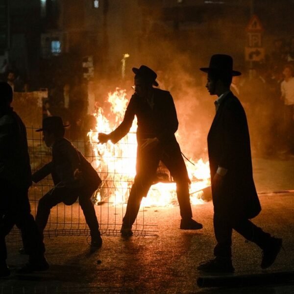 Ultra-Orthodox Israelis' protest against compulsory military service turns violent in Jerusalem