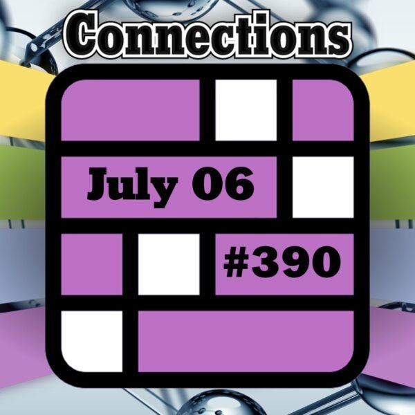 Today’s Connections Hints & Answers For July 6, 2024 (Puzzle #390)