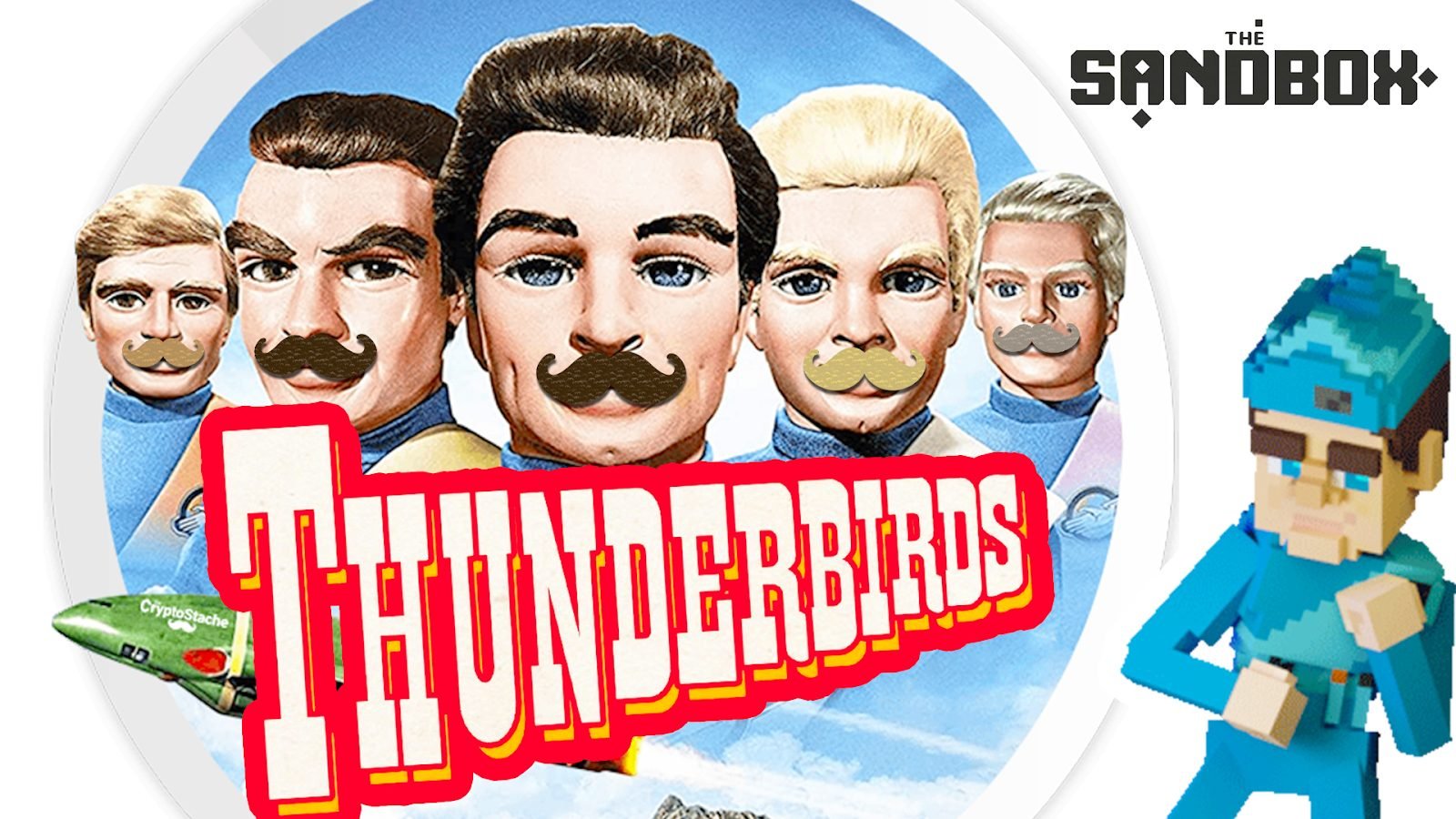 Thunderbirds Bringing 60's Nostalgia To The Sandbox With Upcoming NFT Drop!!! - Secret Agent 'Stache