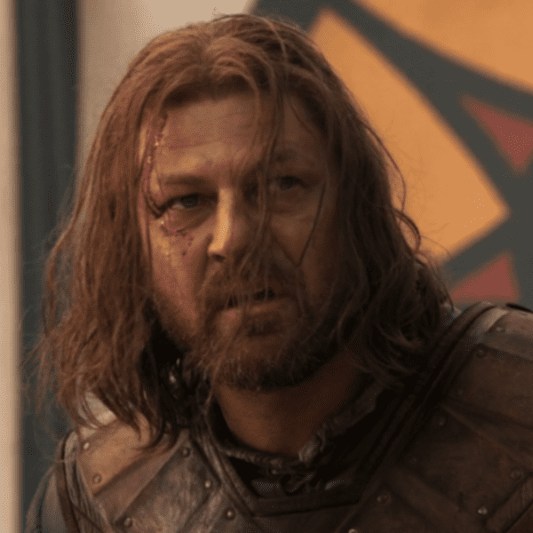 Sean Bean as Ned Stark on the verge of execution in Game of Thrones Season 1x09